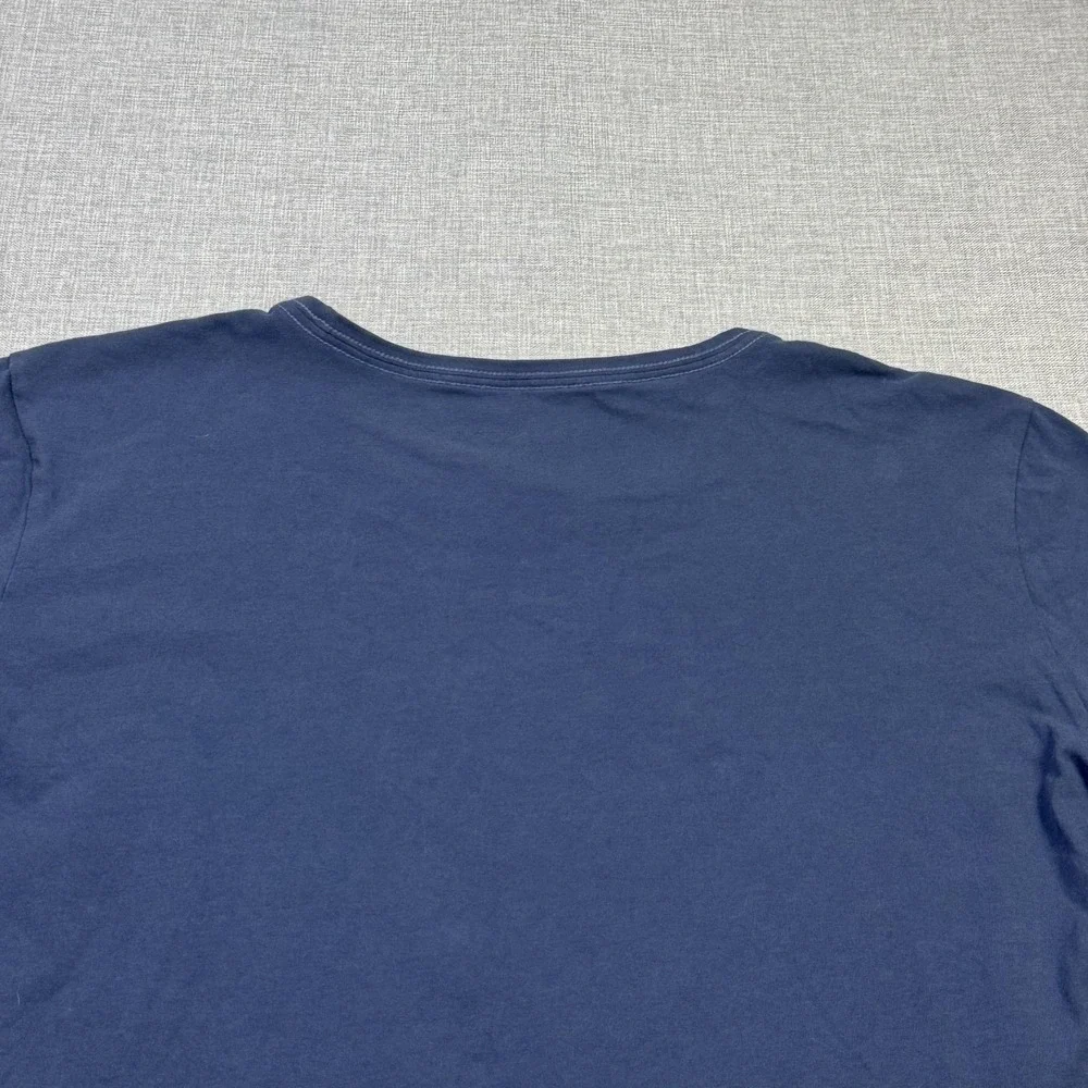 Life Is Good T-Shirt Womens 3XL Blue Crew Neck Basic Relaxed 100% Cotton